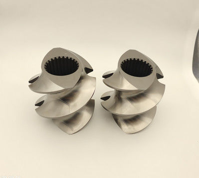 Latest company case about High Performance Twin Screw Extruder Parts Alloy imported WR5 Material Screw Elements