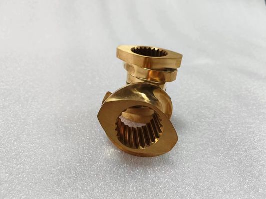 quality  Brass Twin Screw Extruder Parts Kneading Blocks For Special Usage factory