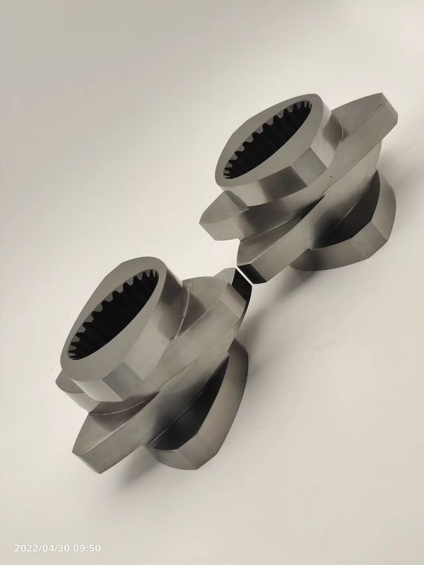 Twin Screw Extruder Granulator Accessories Meshing Block Kneading Block From 12mm - 300mm