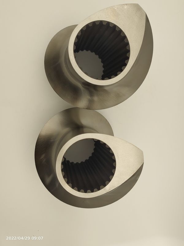 High Performance Twin Screw Extruder Parts Alloy Imported WR5 Material Screw Elements