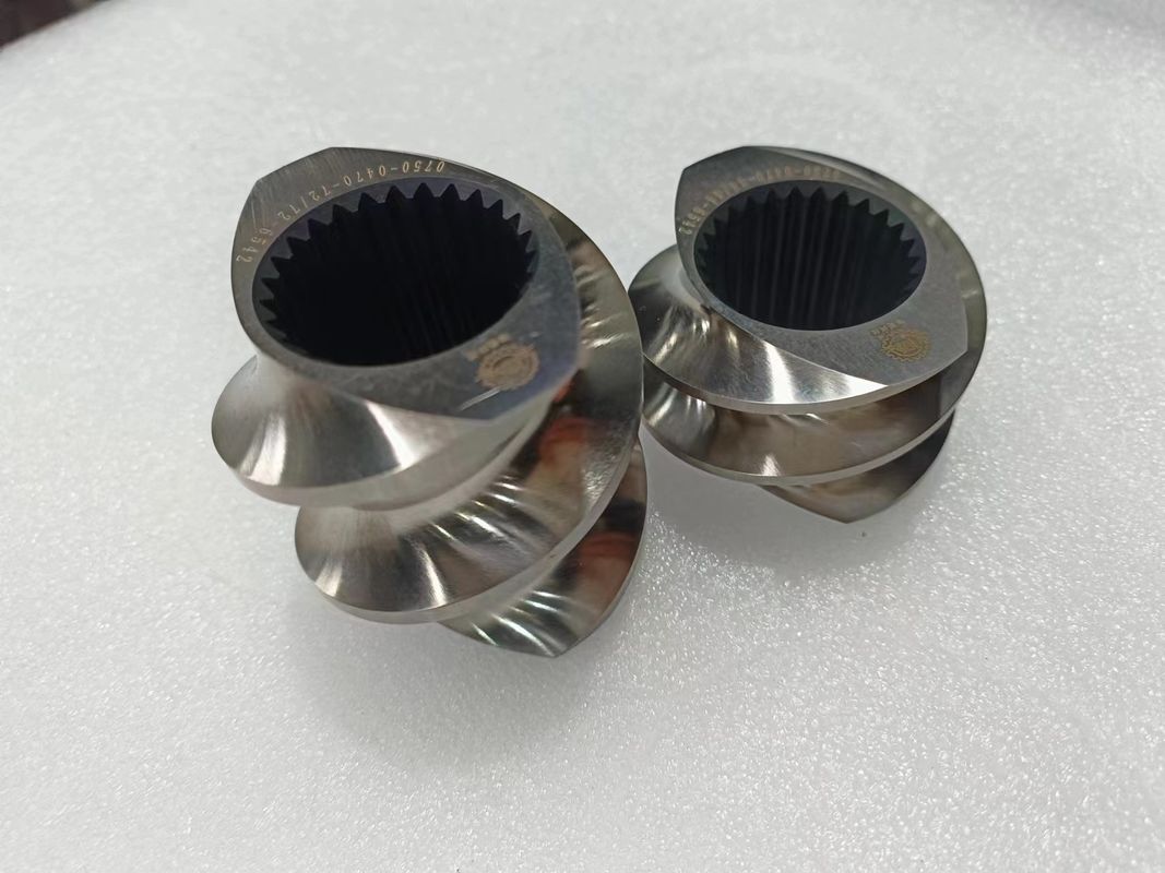 High Speed Tool Steel Convey Screw Element Element Screw For Twin Screw Extruder Machine