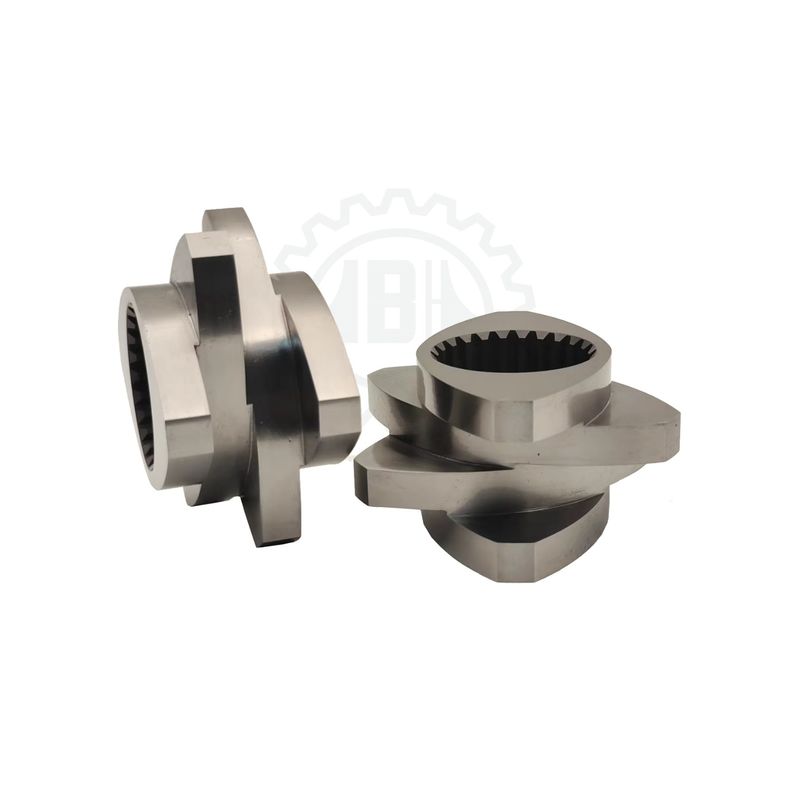 Durable Screw and Barrel for PVC PIPE ABS PE Twin Screw Extruder Parts