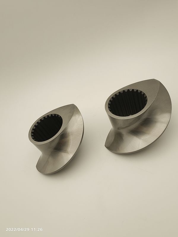 Customized Feed Extruder Twin Screw Extruder Screw Elements for Pet Feed Production