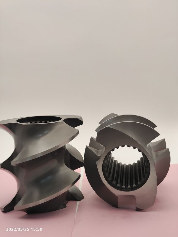 Customized Feed Extruder Twin Screw Extruder Screw Elements for Pet Feed Production