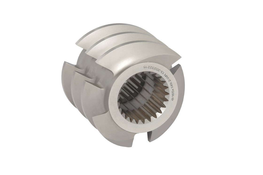 Metal Color Wenger 165 Screw Elements for Pet Food Puffing Machine Customized Size