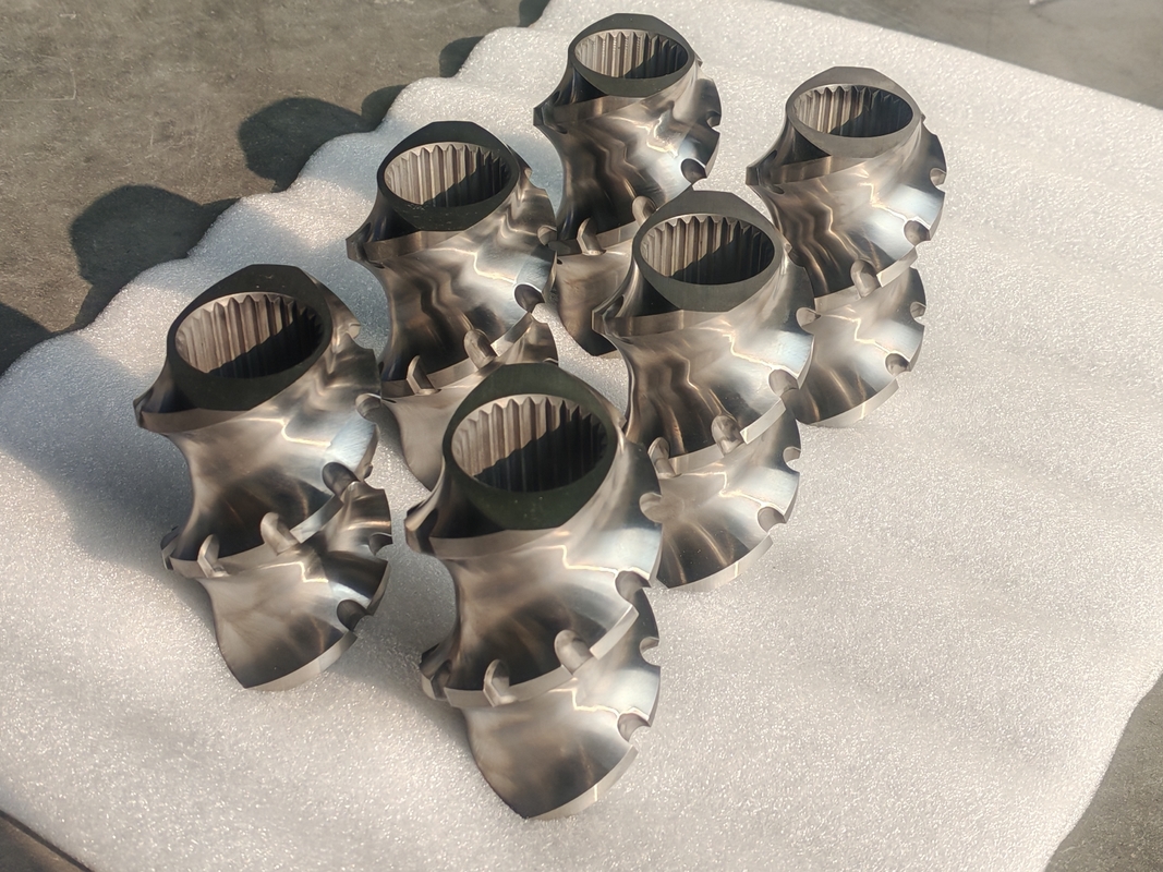 Plastic Extrusion Line Screw Elements 60mm-120 Screw Length 100rpm-1200 Screw Speed for Twin Screw Extruder Machine