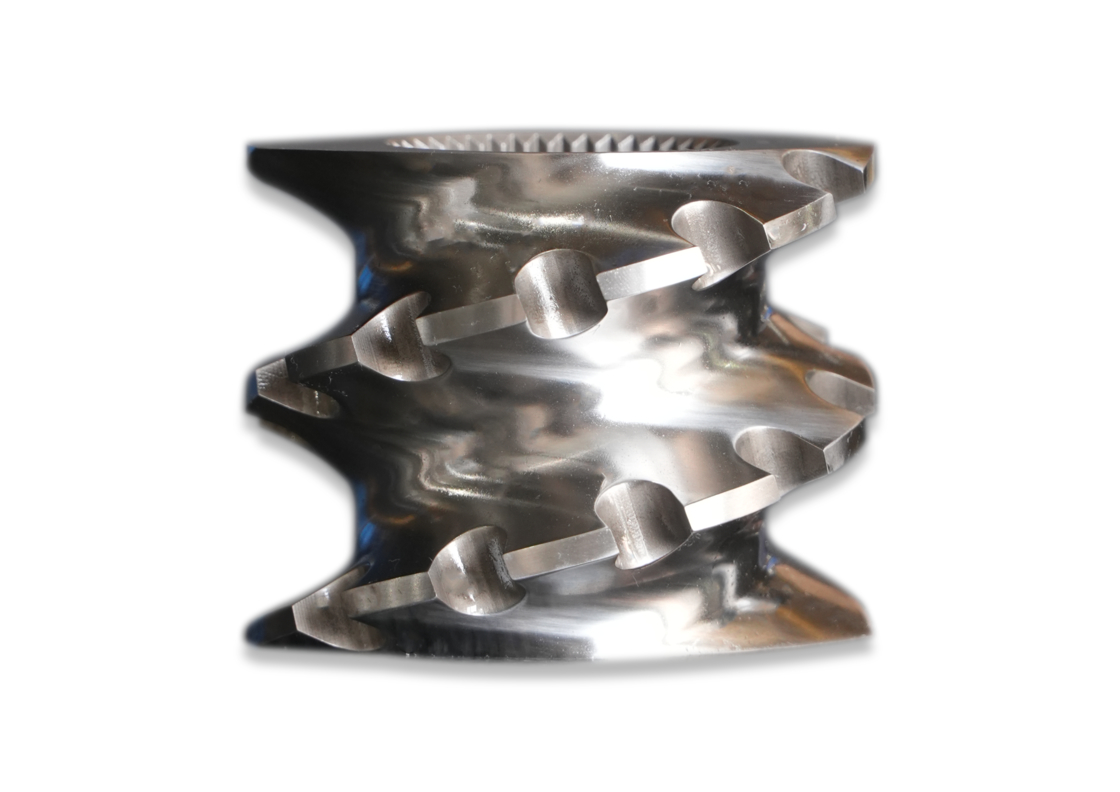 65/75/85/95/110/120/135/mm Center Diameter Customized Material Screw Element For Extruder Machine Parts