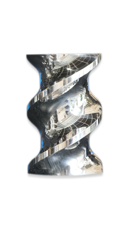 PP PE POM PVC PET Screw Elements For Co-rotating Twin Screw Plastic Machinery