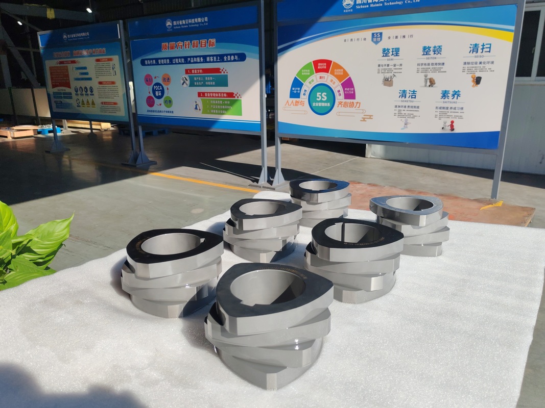 SZK 250 Twin Screw Extruder Screw Elements with ISO 9001 Certification and Customized Options