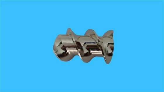 Custom Twin Screw Extruder Parts Twin Screw Elements Meshing Block 600rpm