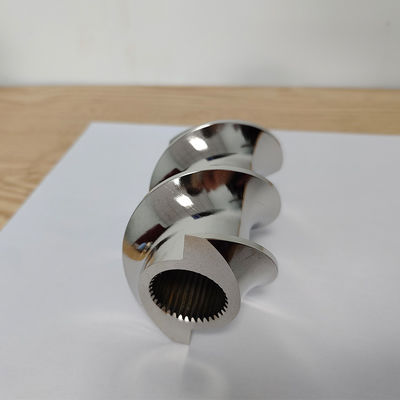 Custom Twin Screw Extruder Parts Twin Screw Elements Meshing Block 600rpm