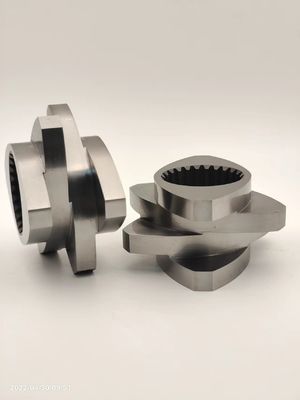 Twin Screw Extruder Granulator Accessories Meshing Block Kneading Block From 12mm - 300mm