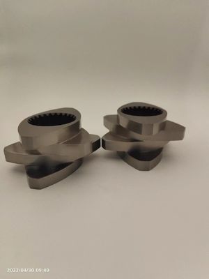 Twin Screw Extruder Granulator Accessories Meshing Block Kneading Block From 12mm - 300mm