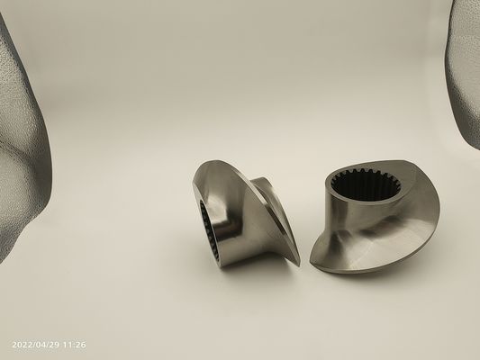 Twin Screw Extruder Granulator Accessories Meshing Covey Screw Element From 12mm -300mm