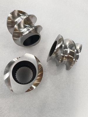 500kg/H - 1200kg/H Twin Screw Extruder Elements Element Screw ISO90001 For Mode Extruders