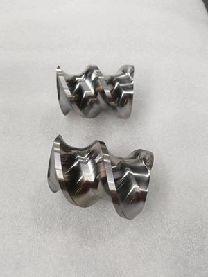 500kg/H - 1200kg/H Twin Screw Extruder Elements Element Screw ISO90001 For Mode Extruders