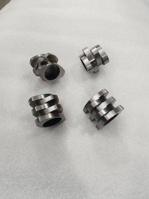 Corrosion Resistant Twin Screw Extruder Machine Kneading Blocks For High Mixing