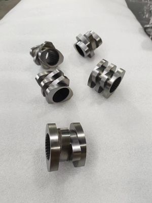 Corrosion Resistant Twin Screw Extruder Machine Kneading Blocks For High Mixing
