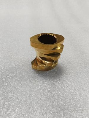 Twin Screw Extruder Brass Kneading Blocks For Special Using