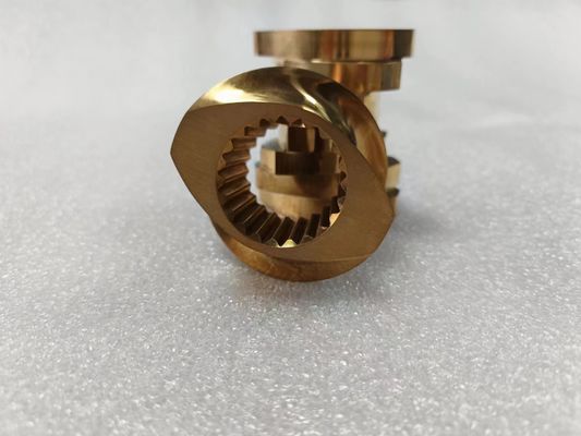 Twin Screw Extruder Brass Kneading Blocks For Special Using