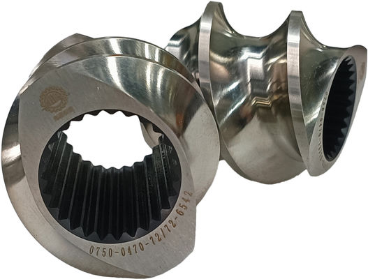 Twin Screw Extruder Parts 30° 45° 60° 90° Angle Screws