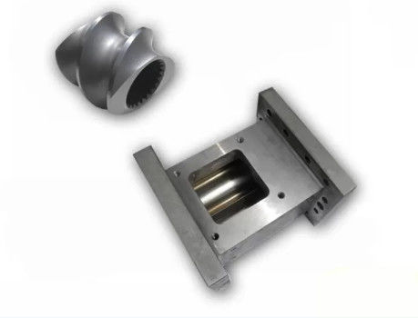 75mm Metal Color Assembly Screws And Barrels For Fish Food Extruder Spare Parts Featuring Cr12MOV Material