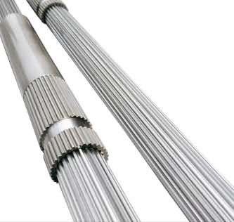 Metal Industry Twin Screw Extruder Shaft with Involute Inner Spline and Customizable Length
