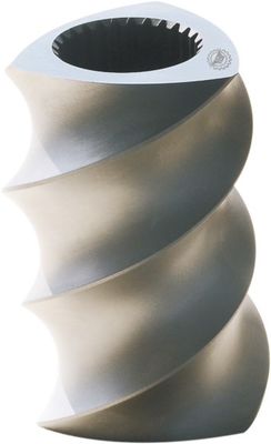 Food Extrusion Machine Screw Barrel Twin Screw Extruder Parts  Stainless Steel SUS440C
