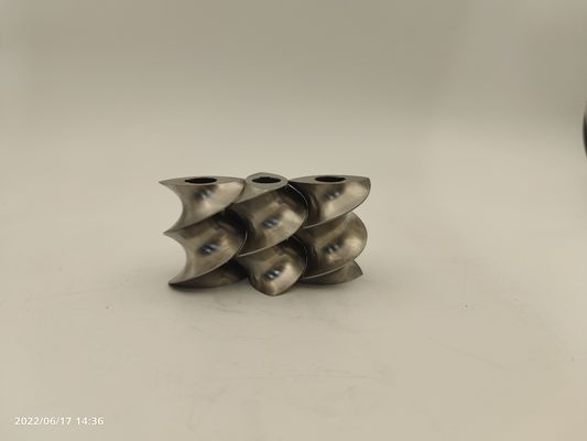 38CrMoAla Material Rectangle Spline Extruder Screw Elements For Plastic Machine
