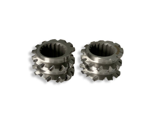 Sand Blast / Polishing Twin Screw Extruder Parts HRC58-62 Hardness For Long Lifespan