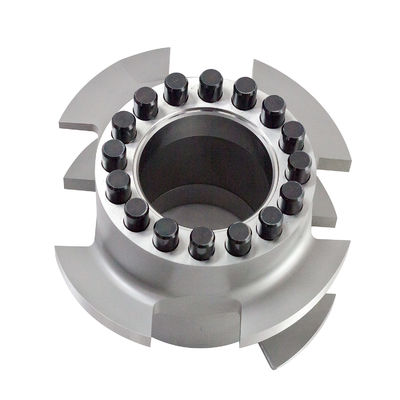 Andritz EX1021 Screw Elements for Pet Food Puffing Machine Customized Size and Metal Color
