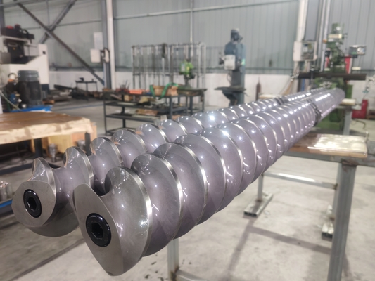 Co-rotating Twin Screw Extruder Machine Parts Shaft Screw Segment Barrel and Side Feeder uesd for lithium battery machine