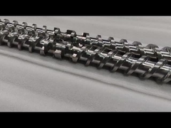 Mini Plastic Twin Screw Element Screw Side Feeder Barrel Shaft For 58mm Extruder