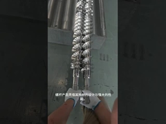 Barrels for twin screw extruder machine in plastic extrusion line