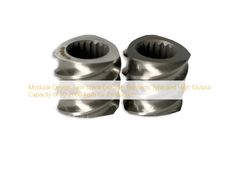 Modular Design Twin Screw Extruder Elements Type and High Output Capacity of 50-2000 Kg/h for Production